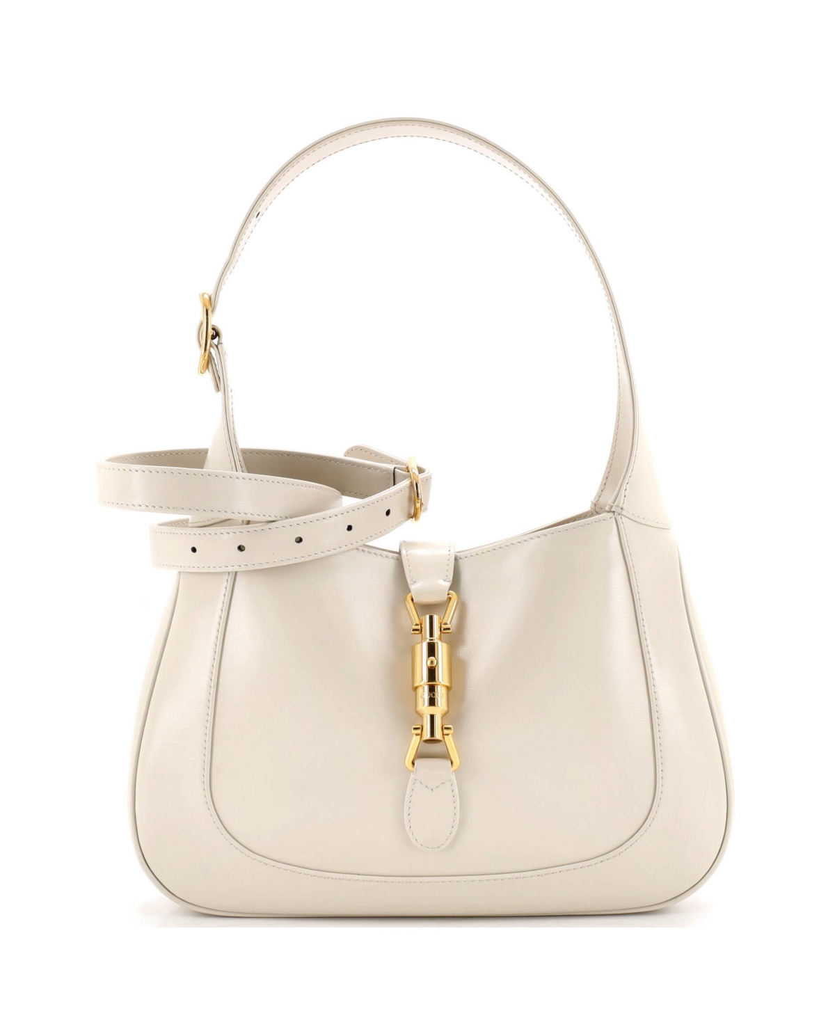 Pre-Owned Gucci Small Jackie 1961 Leather Hobo - Natural