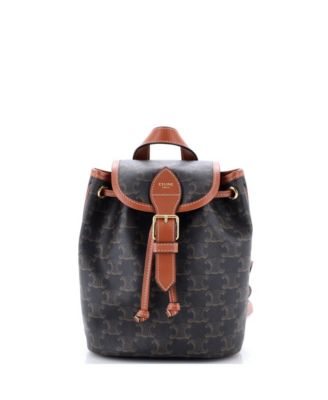 Mini Folco Backpack Triomphe Coated Canvas
