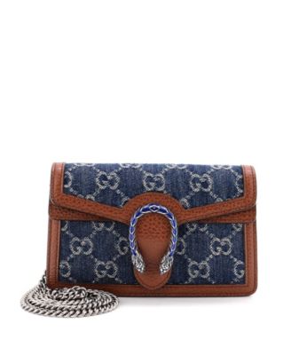 Super Mini Dionysus Bag GG Denim