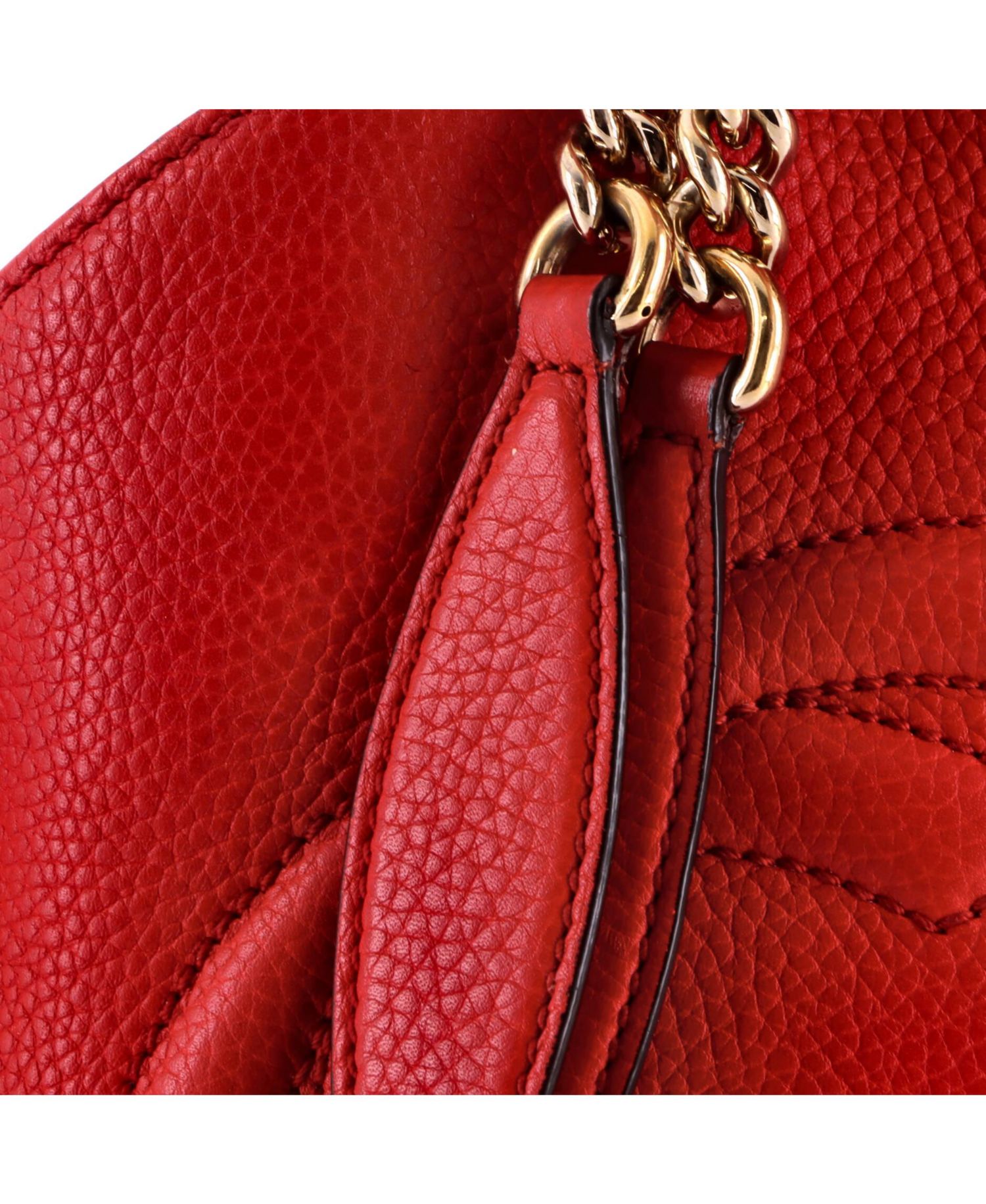 Medium Soho Chain Strap Shoulder Bag Leather