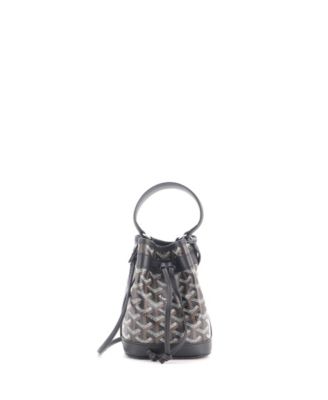 Petit Flot Mini Coated Canvas Bucket Bag