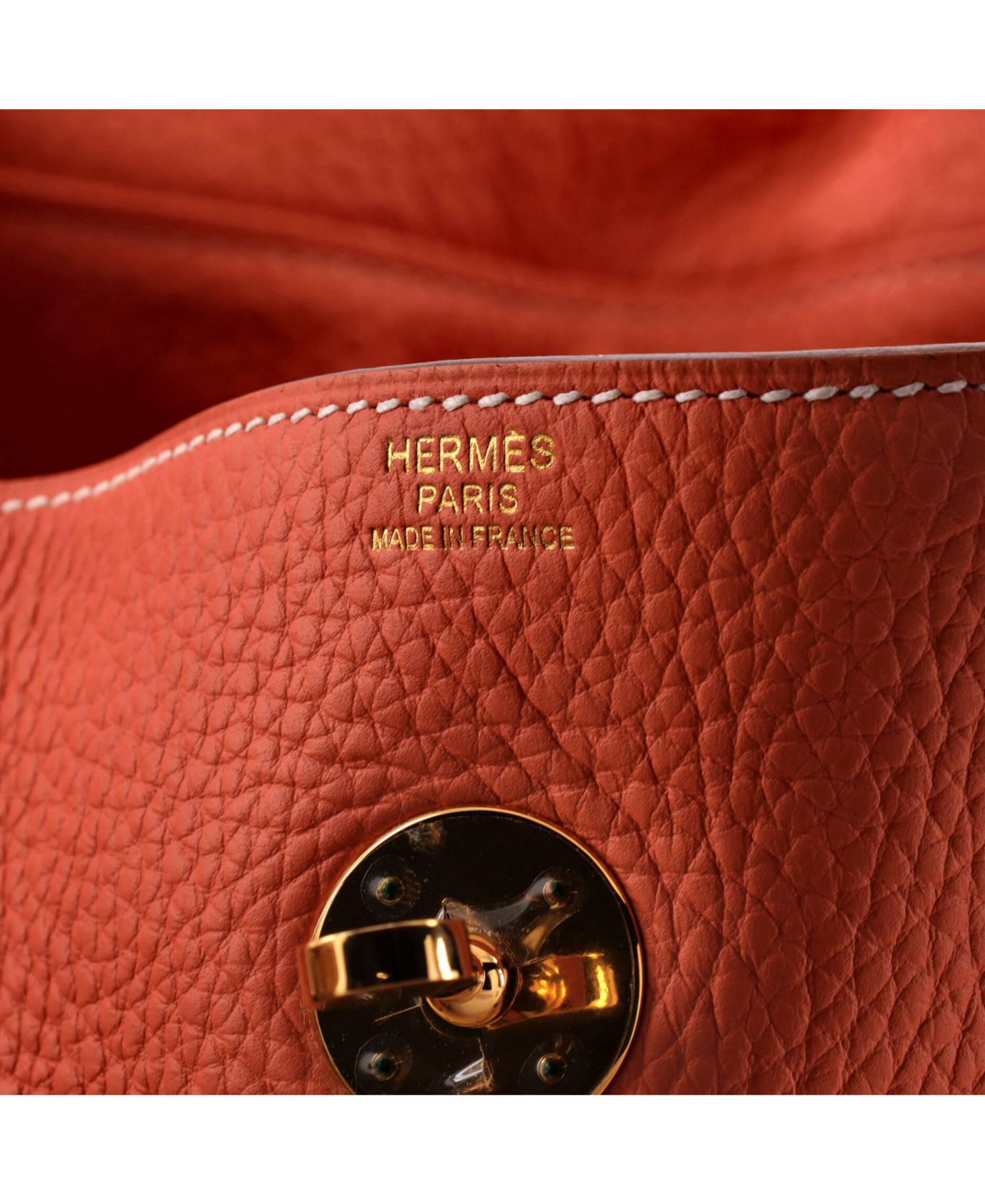 Pre-Owned Herm&eacute;s 34 Lindy Leather Shoulder Bag