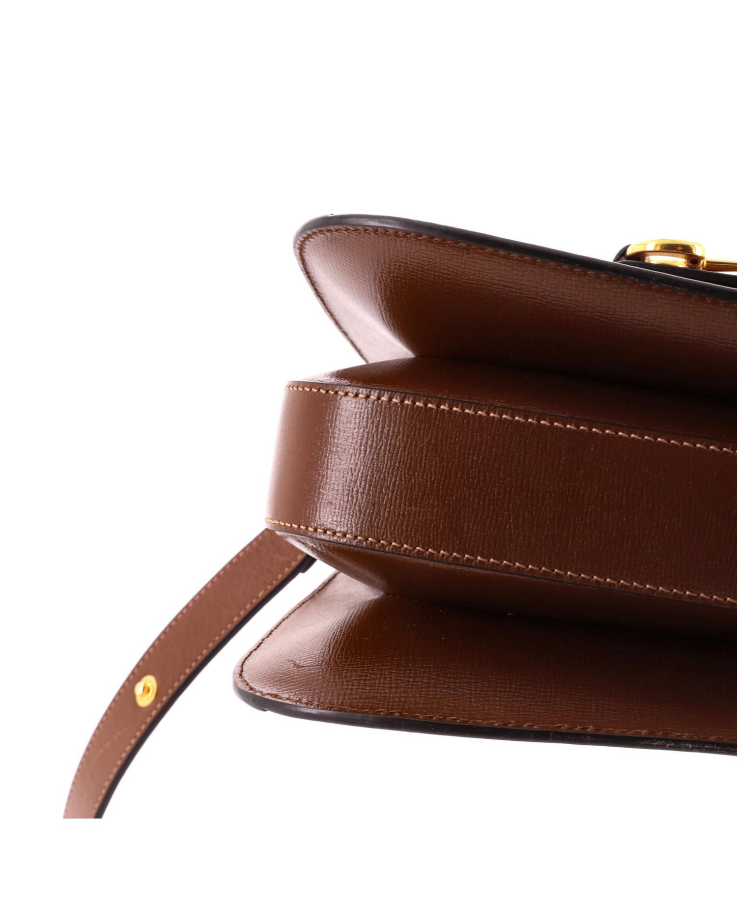 Small Horsebit 1955 Shoulder Bag GG Coated Canvas with Leather