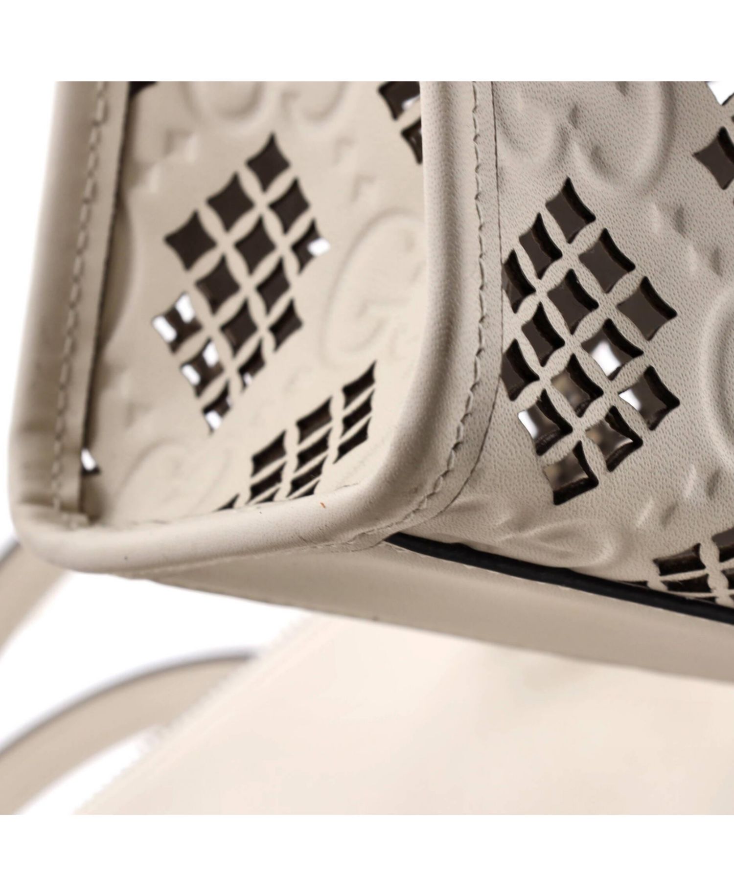 Small Convertible Tote GG Debossed Laser Cut Leather