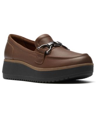 Women's Zylah Erin Platform Round Toe Leather Loafers