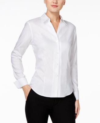 Calvin Klein - Shirt, Long-Sleeve Fitted