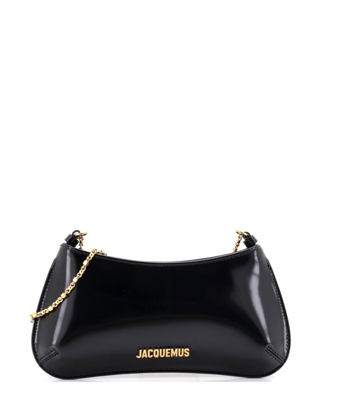 Pre-Owned Jacquemus Le Bisou Perle Shoulder Bag Leather - Black