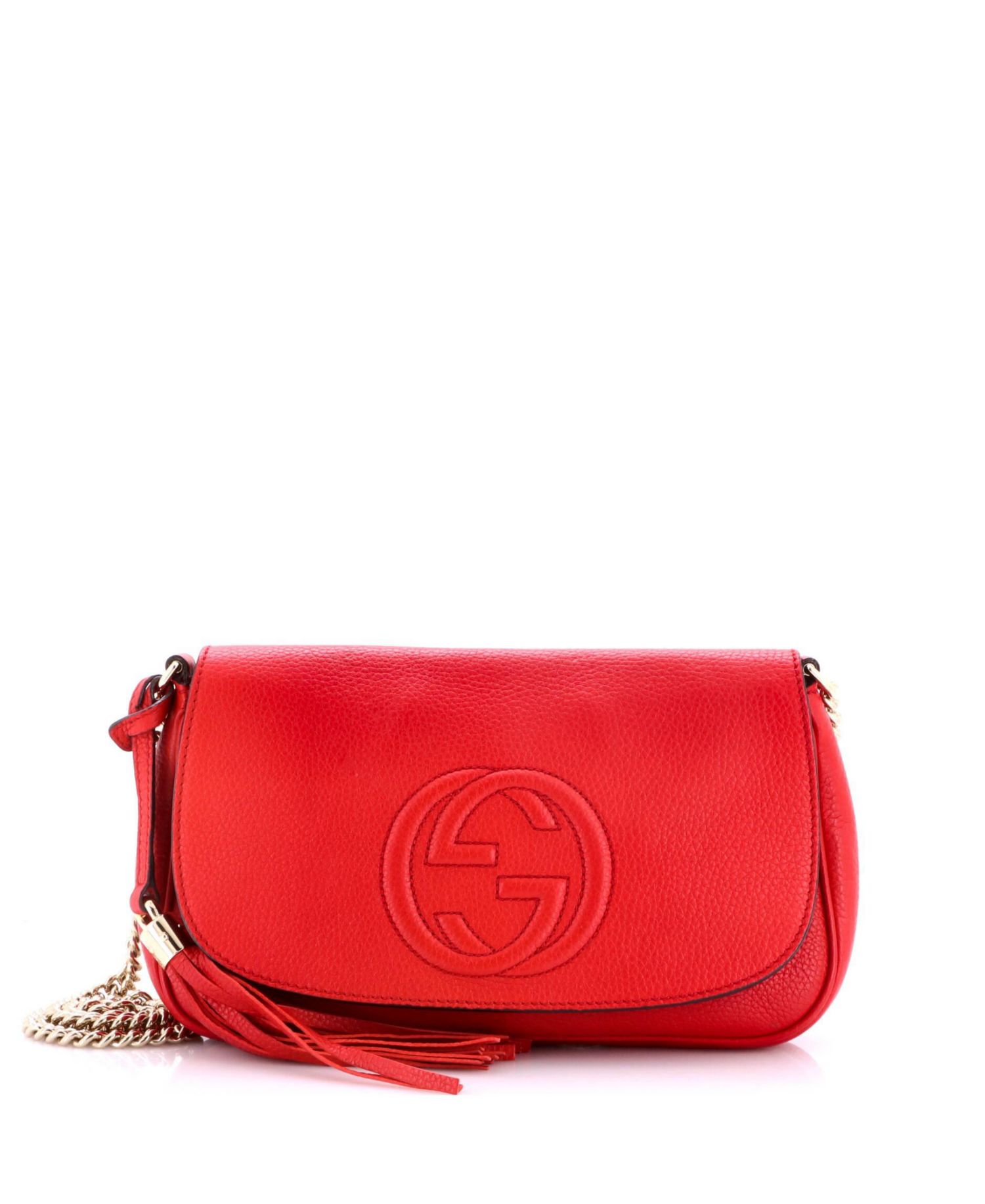 Medium Soho Chain Crossbody Bag Leather