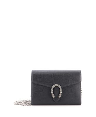 Dionysus Crossbody Chain Wallet with Embellished Detail