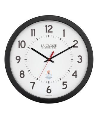 La Crosse Clock 404-5537 14.5 Inch Chicago Lighthouse American Made Analog Quartz Wall Clock