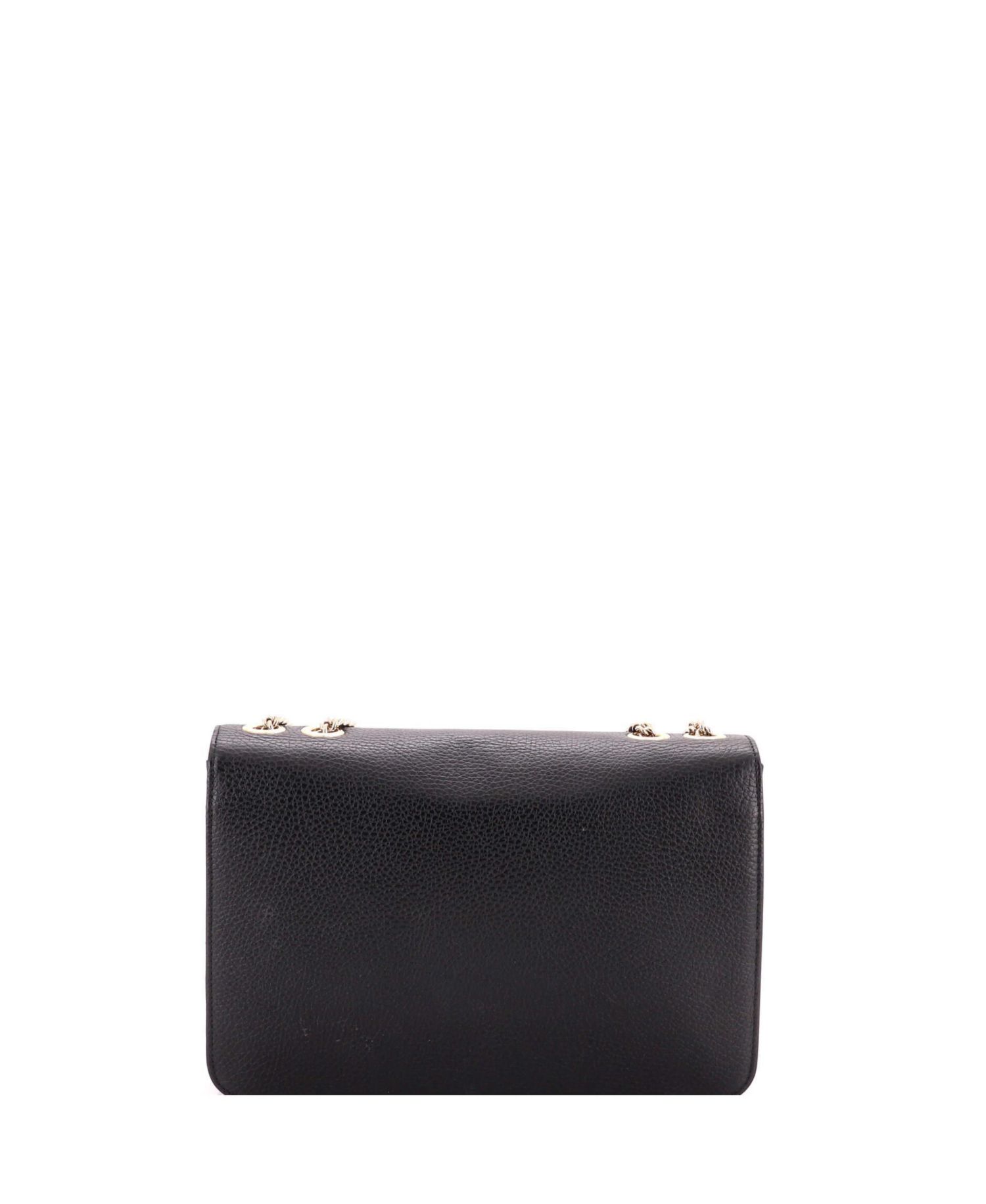 Medium Interlocking Shoulder Bag Leather