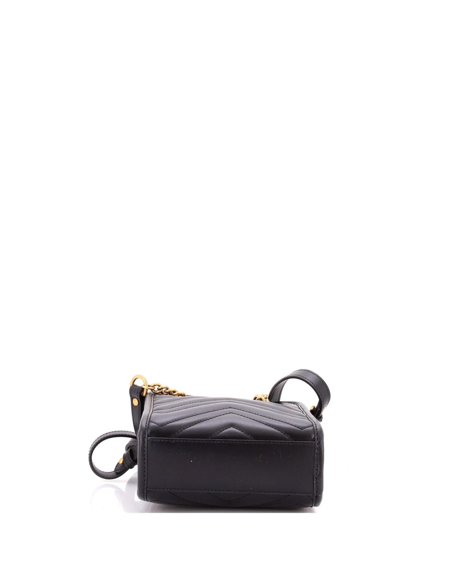Mini GG Marmont Handle Crossbody Bag Matelasse Leather