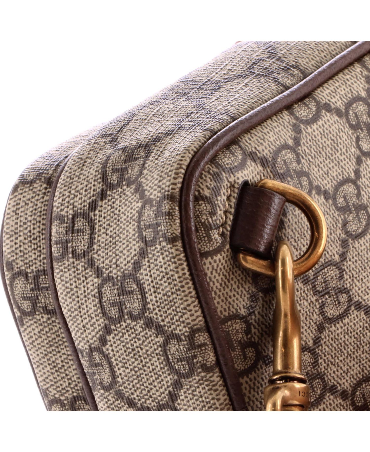 Mini Ophidia Front Pocket Zip Crossbody Bag GG Coated Canvas