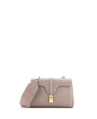 Soft 16 Small Grainy Calfskin Shoulder Bag