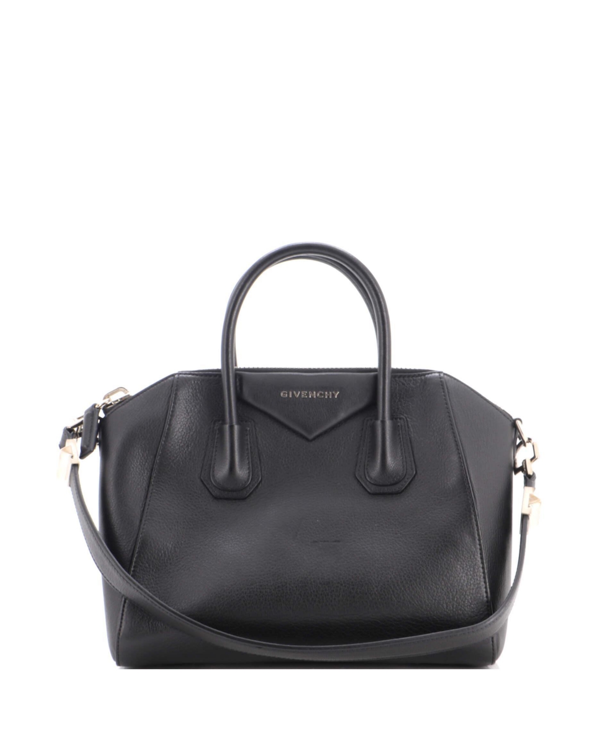 Pre-Owned Givenchy Small Antigona Bag Leather - Black
