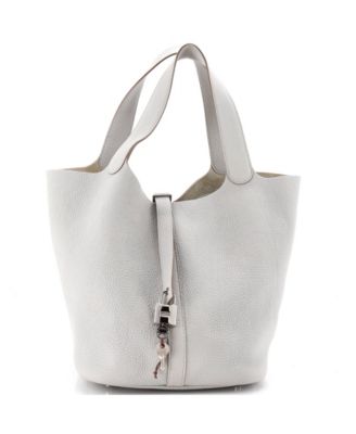 Picotin Lock Large Top-Handle Tote, 10"W x 10"H x 8"D