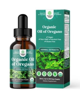 Liquid Oil of Oregano Drops - Concentrated Herbal Extract with 60% Carvacrol and Thymol Supplement - 1 Fl Oz