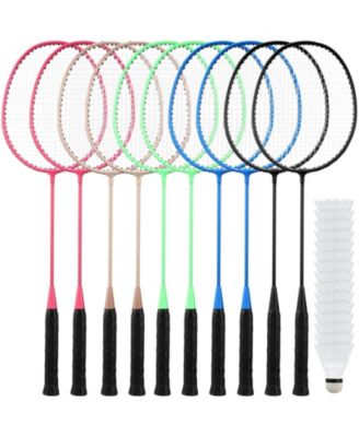 Badminton Rackets Set with Shuttlecocks for Adult Teenagers Outdoor Games