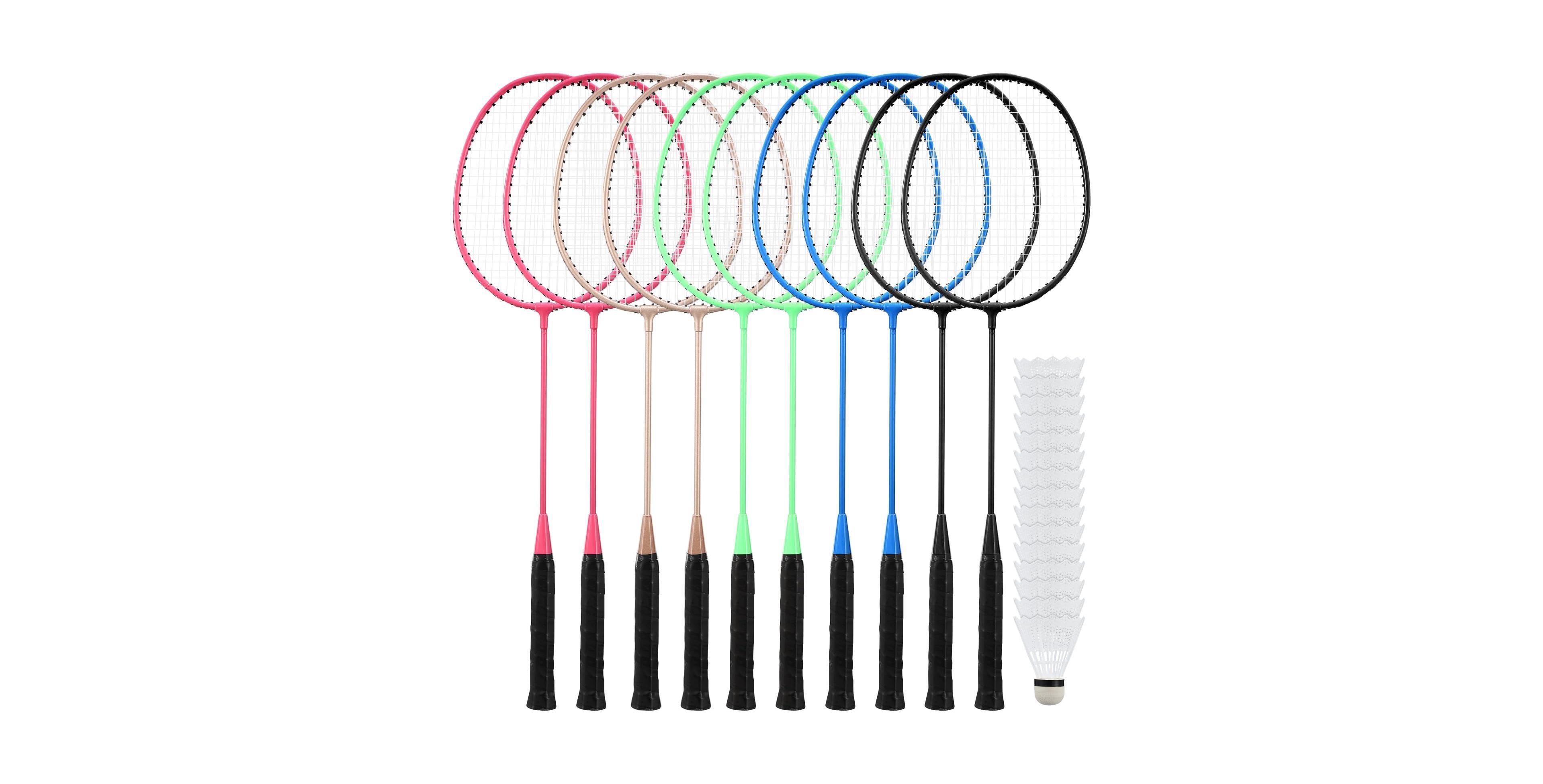 Aofar Badminton Rackets Set with Shuttlecocks for Adult Teenagers Outdoor Games