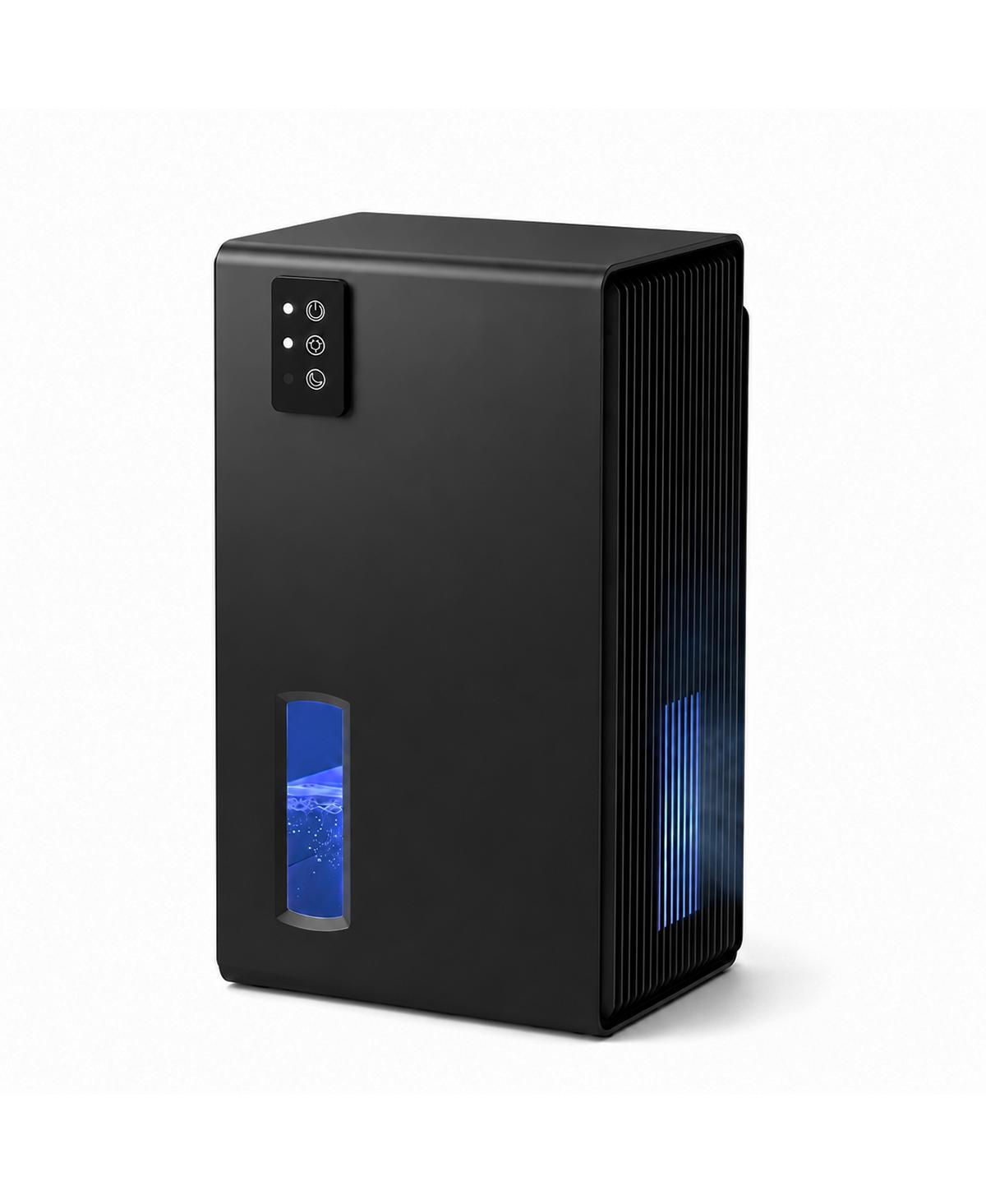Cumrige 95-Oz. Dehumidifier with Dual-Semiconductor System, Auto Shutoff and 9-Color Ambient Light, Up to 1,000 Sq. Ft. - Black