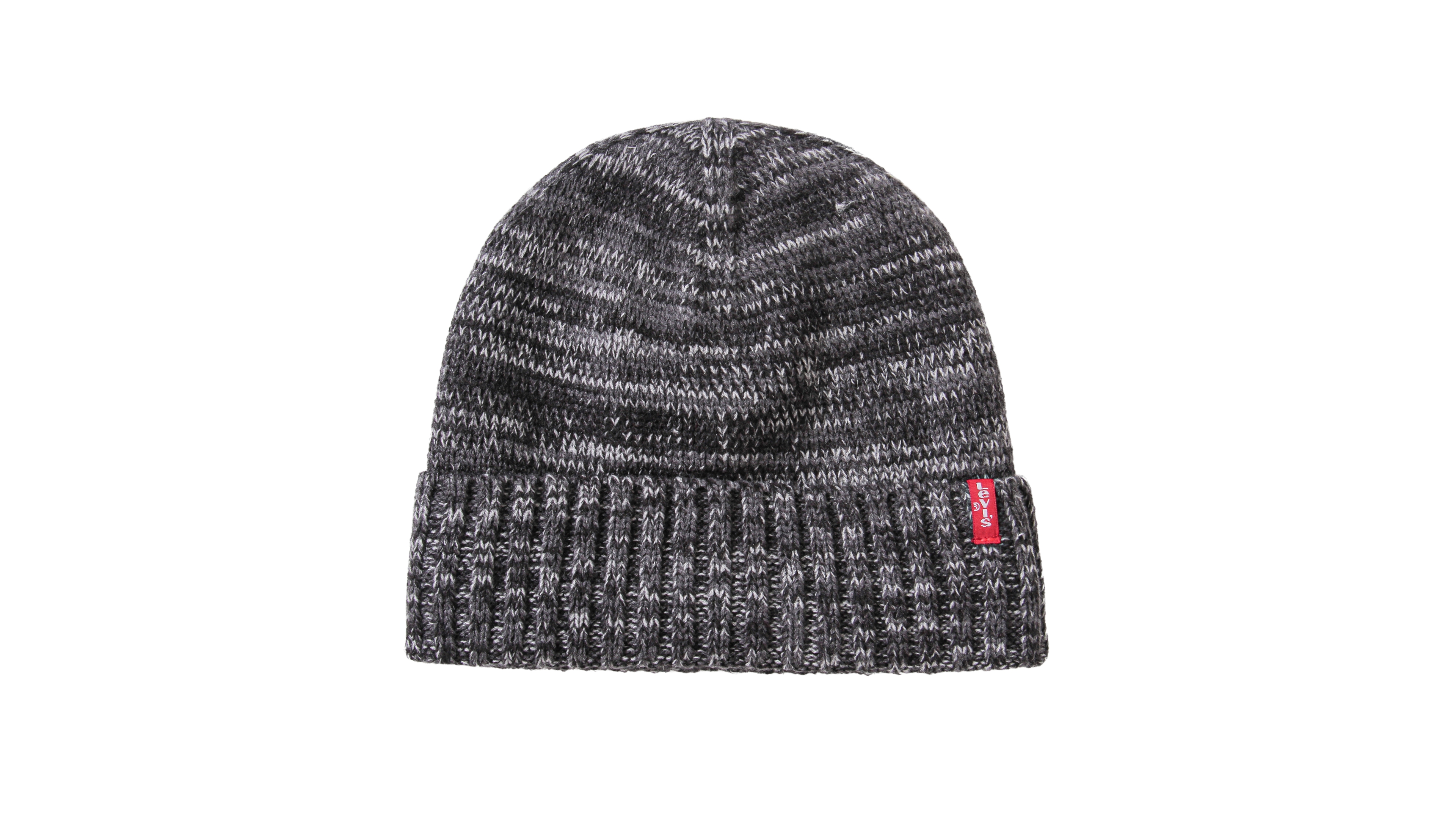 Levi's Men's Chunky-Marled Knit Ribbed Cuff Beanie and Scarf, 2-Piece Set