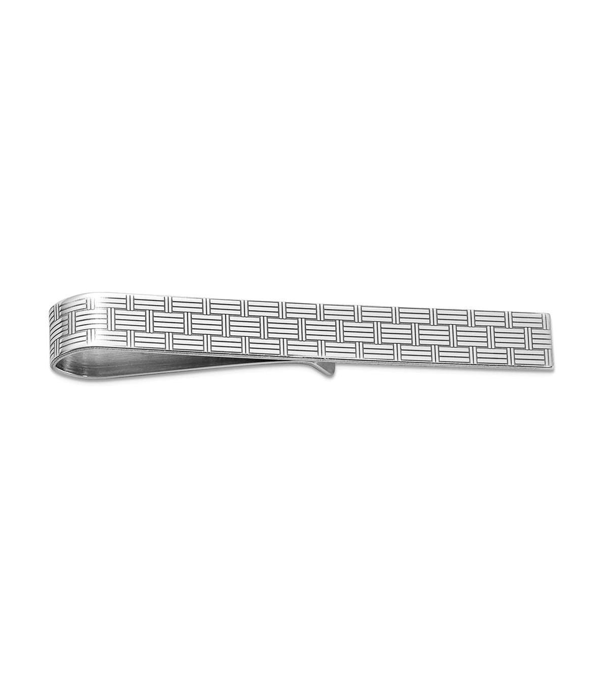 Curata Jewelry Men's Sterling Silver Tie Bar