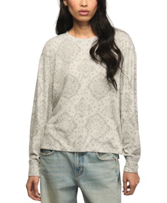 Women's Cloud Long-Sleeve Crewneck T-Shirt