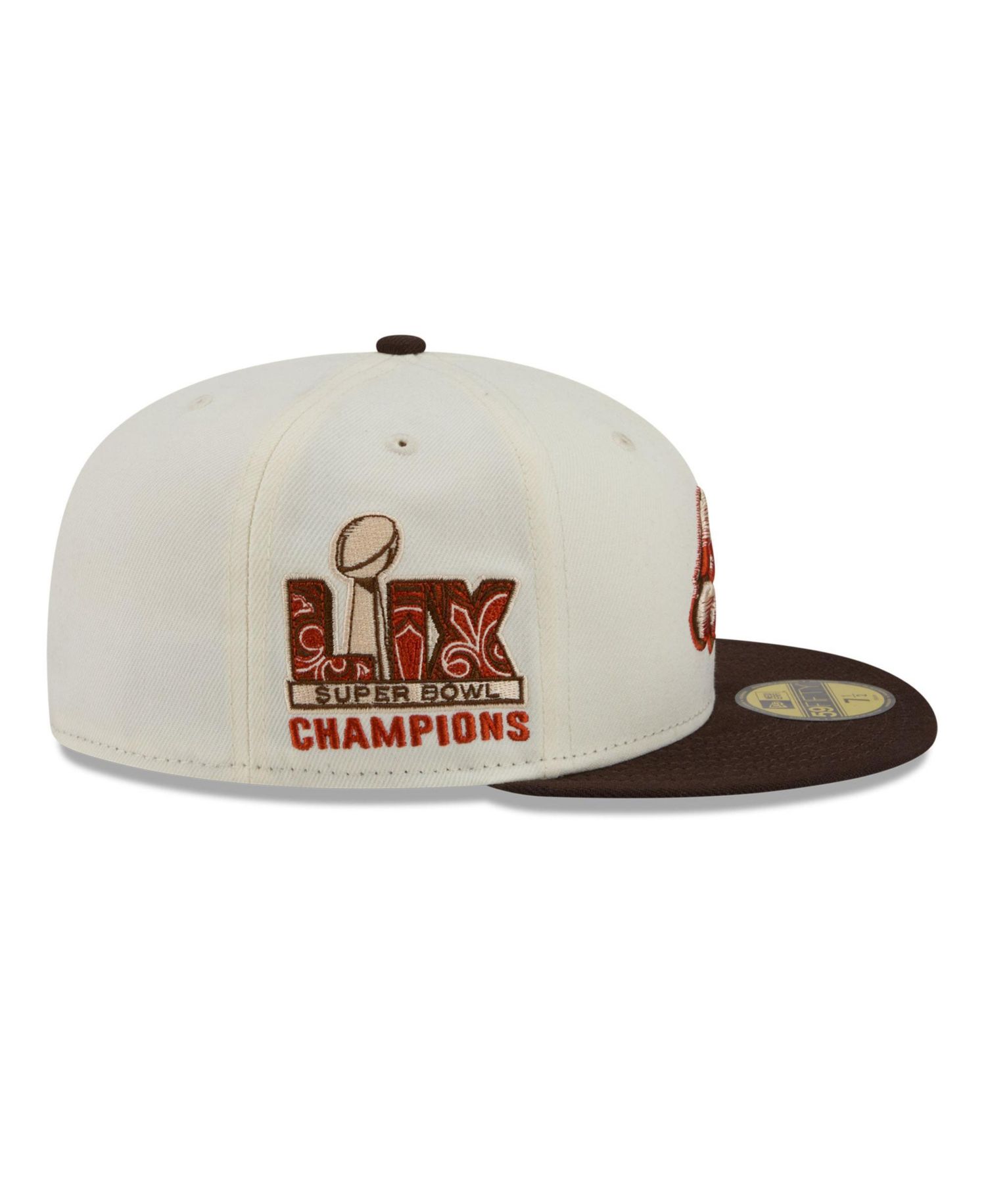 Men's Cream/Brown Philadelphia Eagles Pumpkin Spice 59FIFTY Fitted Hat