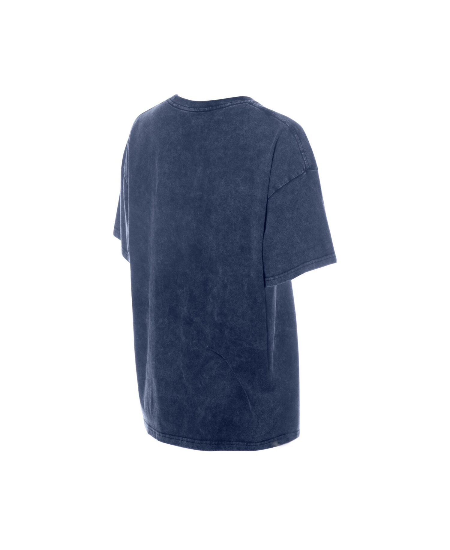 Women's Navy New York Yankees Throwback Mineral Wash Boyfriend T-Shirt