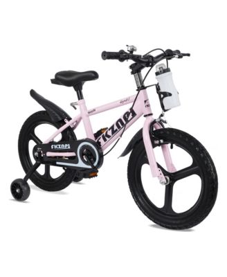 18-Inch Kids' Bike with Light-Up Training Wheels and Adjustable Seat, Ages 3-9