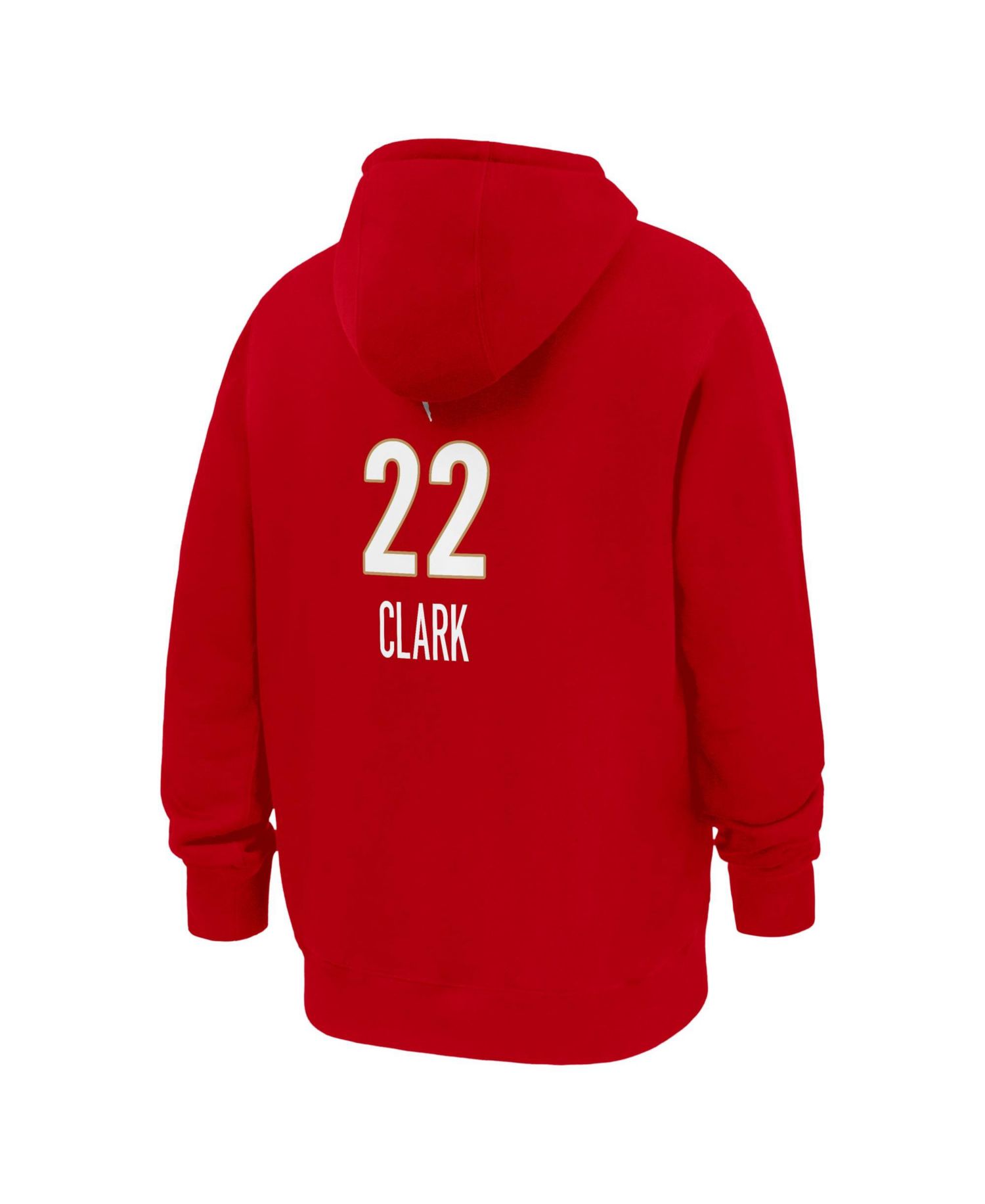 Men's Caitlin Clark Red Indiana Fever Rebel Edition Name & Number Hoodie