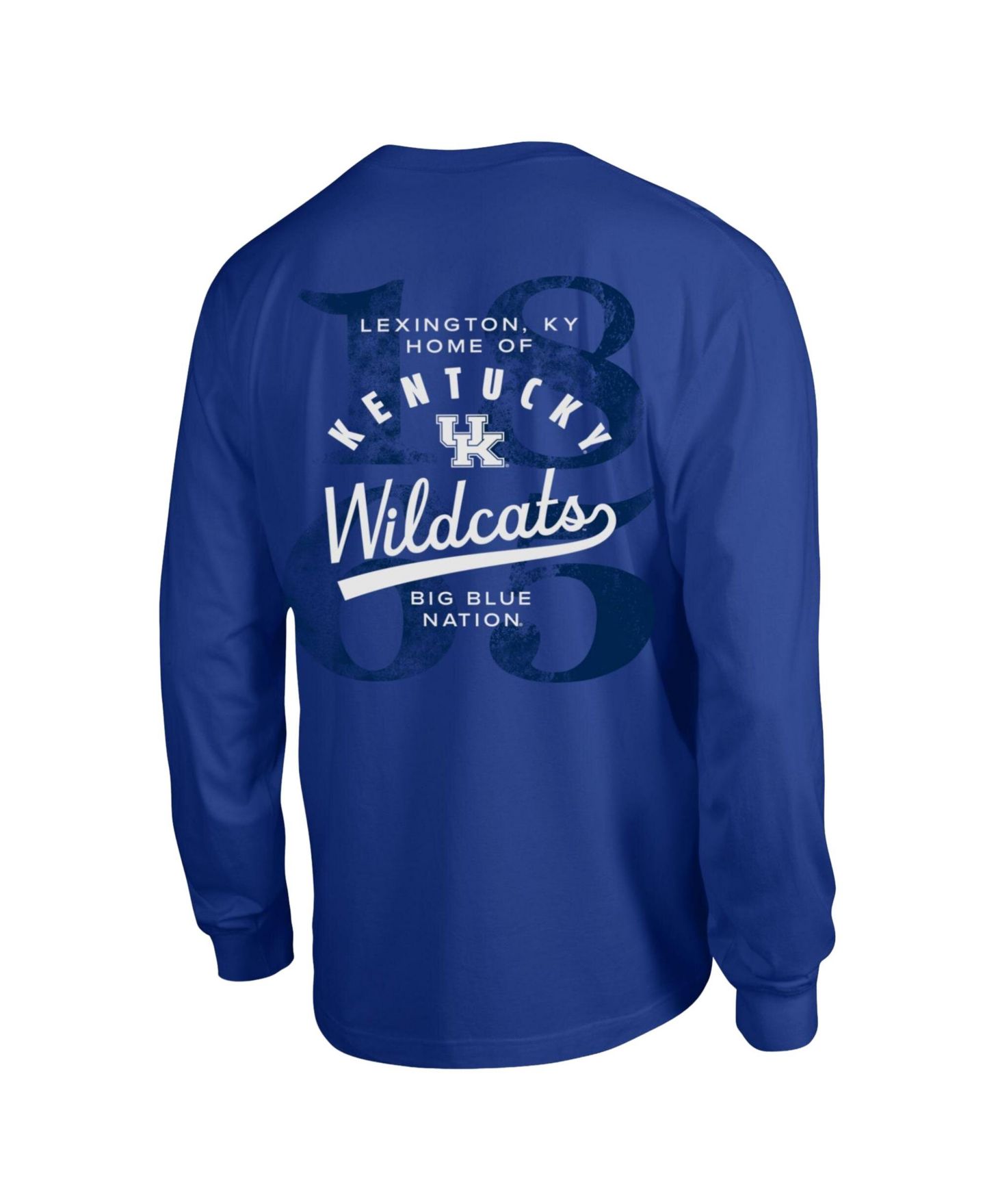 Мужская футболка Champion Royal Kentucky Wildcats Laminated All-Star Long Sleeve — фото 2