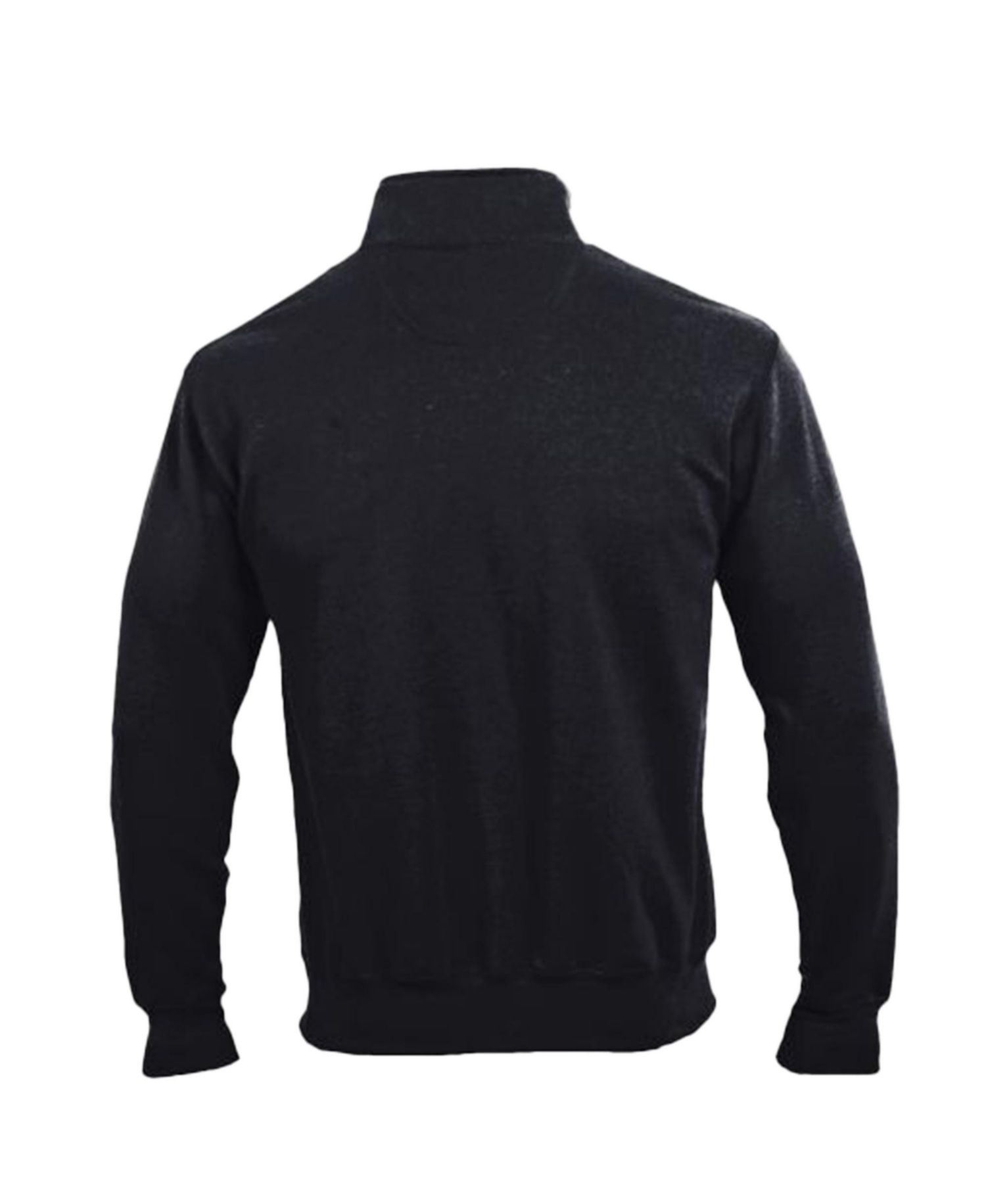 Men's Black Ohio State Buckeyes Powerblend Quarter-Zip Pullover