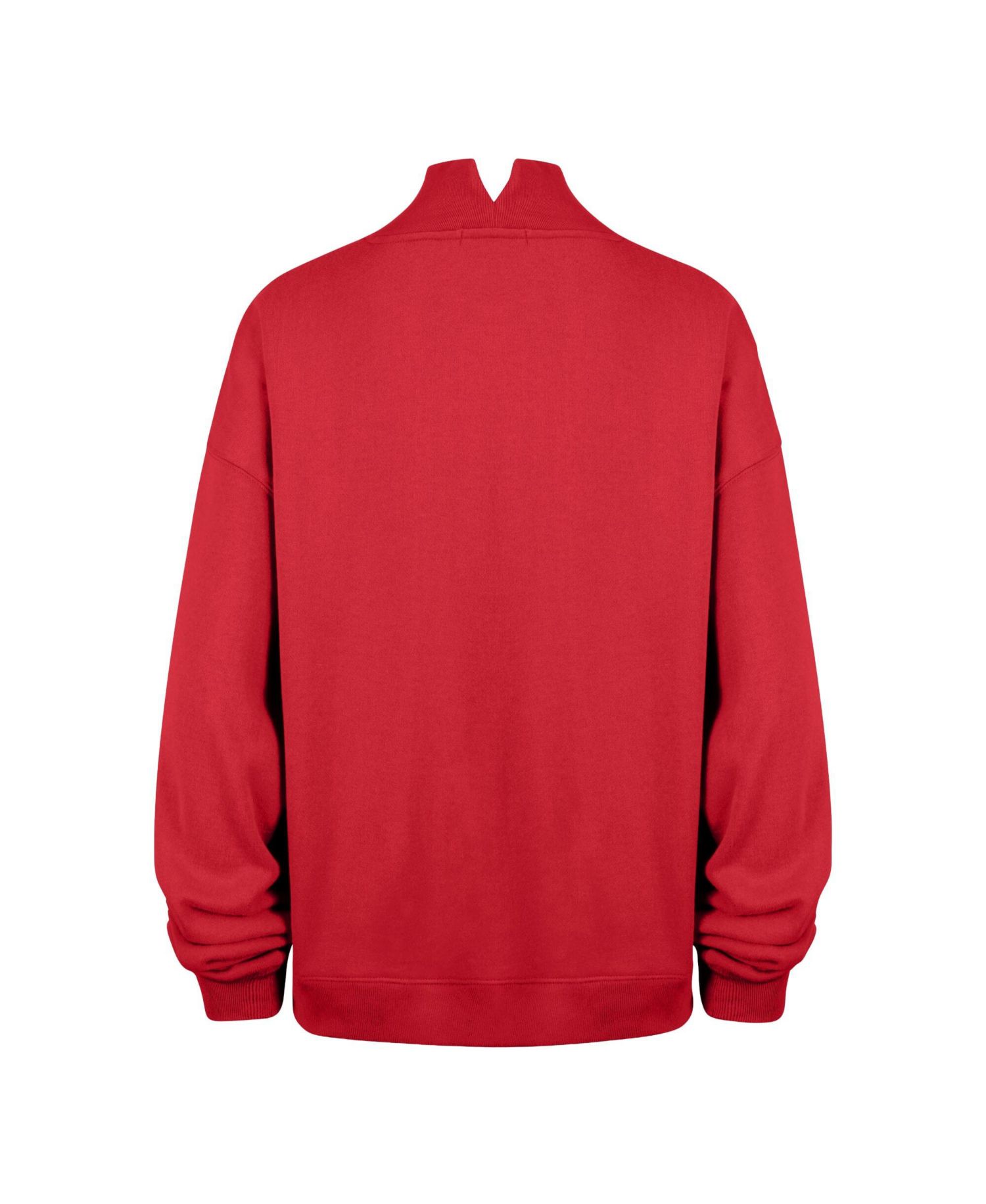 Women's '47 Red Georgia Bulldogs Mock Neck Sweatshirt
