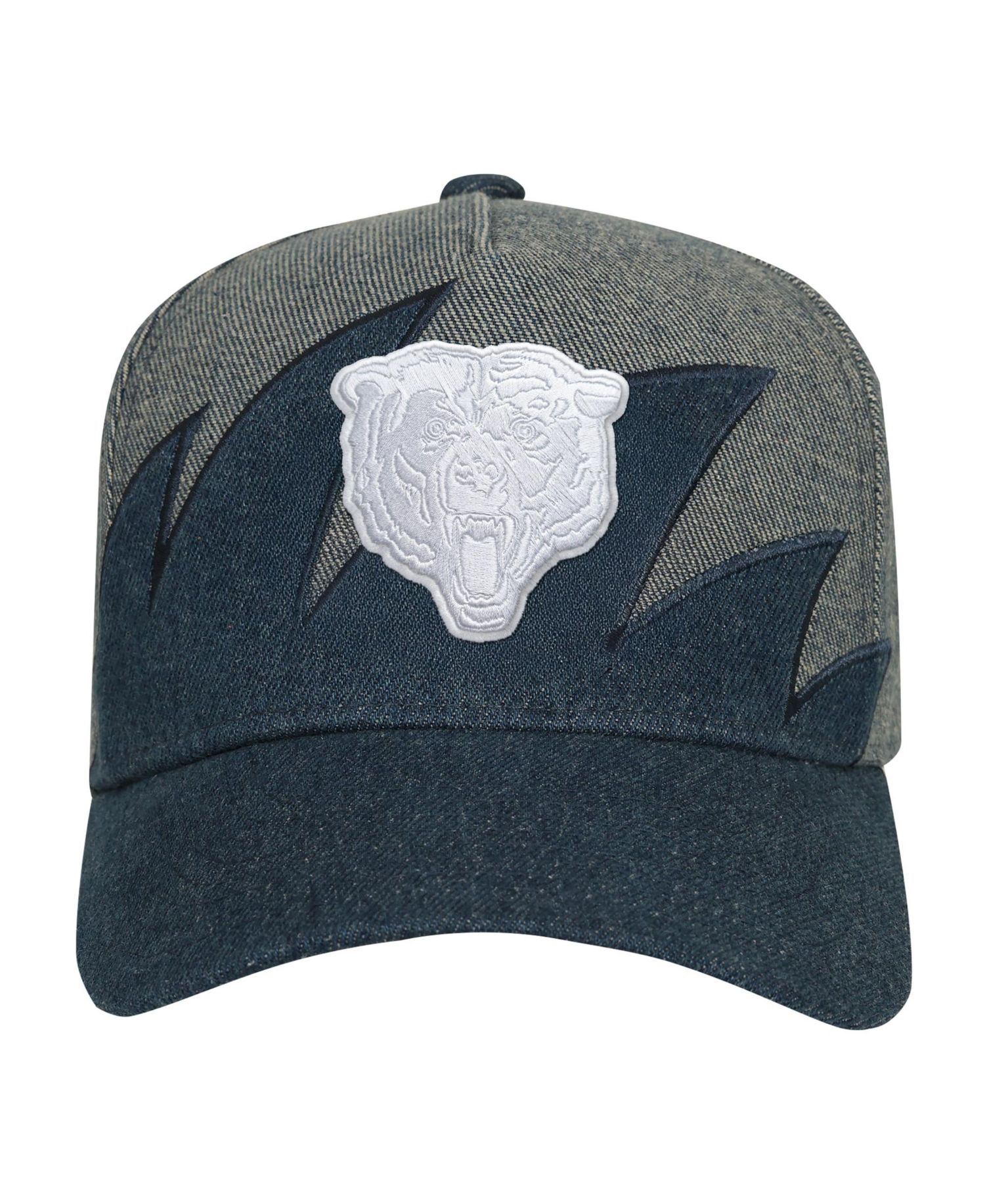 Big Boys and Girls Denim Chicago Bears Sharktooth Pro Pinch Adjustable Hat