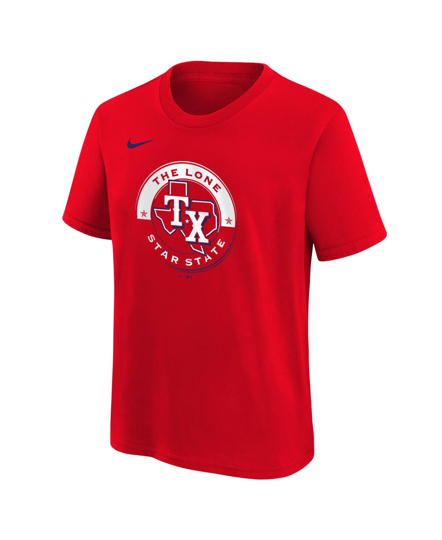 Big Boys and Girls Red Texas Rangers Hometown Collection T-Shirt
