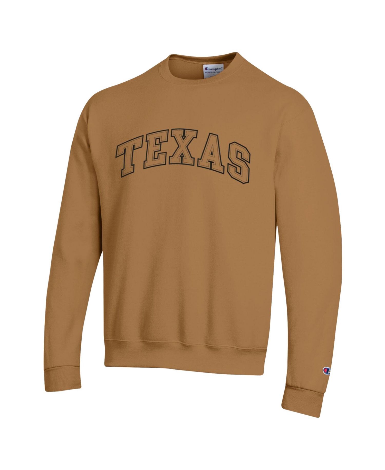 Men's Brown Texas Longhorns Latte Fleece Sweatshirt
