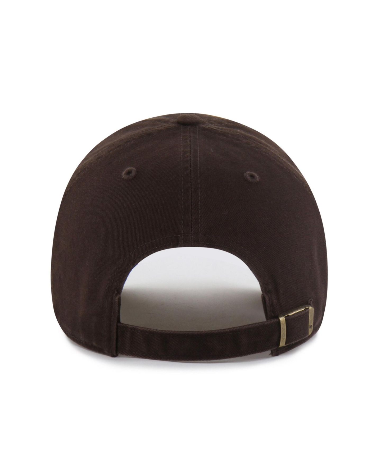Мужские головные уборы '47 Brand Brown Georgia Tech Yellow Jackets Vault Clean Up Adjustable Hat — фото 2