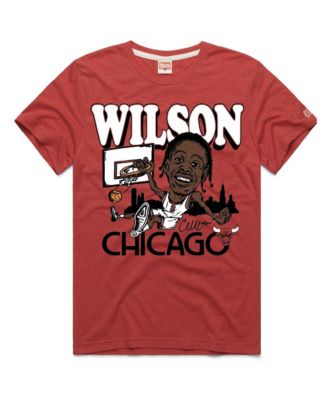 Men's and Women's Caleb Wilson Red Chicago Bulls Rookie Tri-Blend T-Shirt