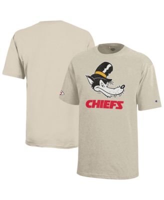 Big Boys and Girls Disney x Oatmeal Kansas City Chiefs Big Bad Wolf T-Shirt