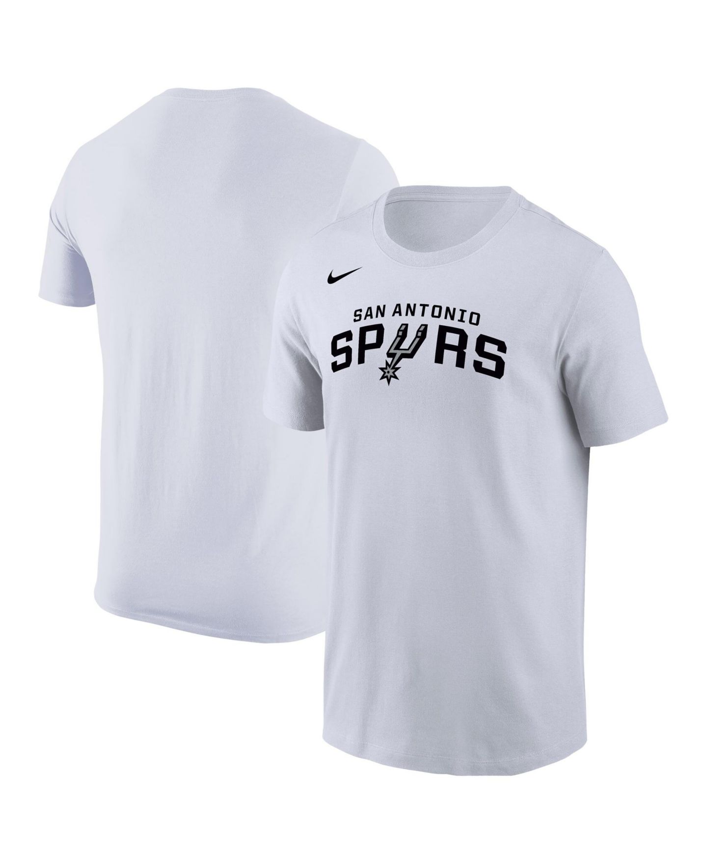 Мужская футболка Nike White San Antonio Spurs Logo — фото 1