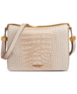 Jericho Metallic Croc Small Convertible Shoulder Handbag
