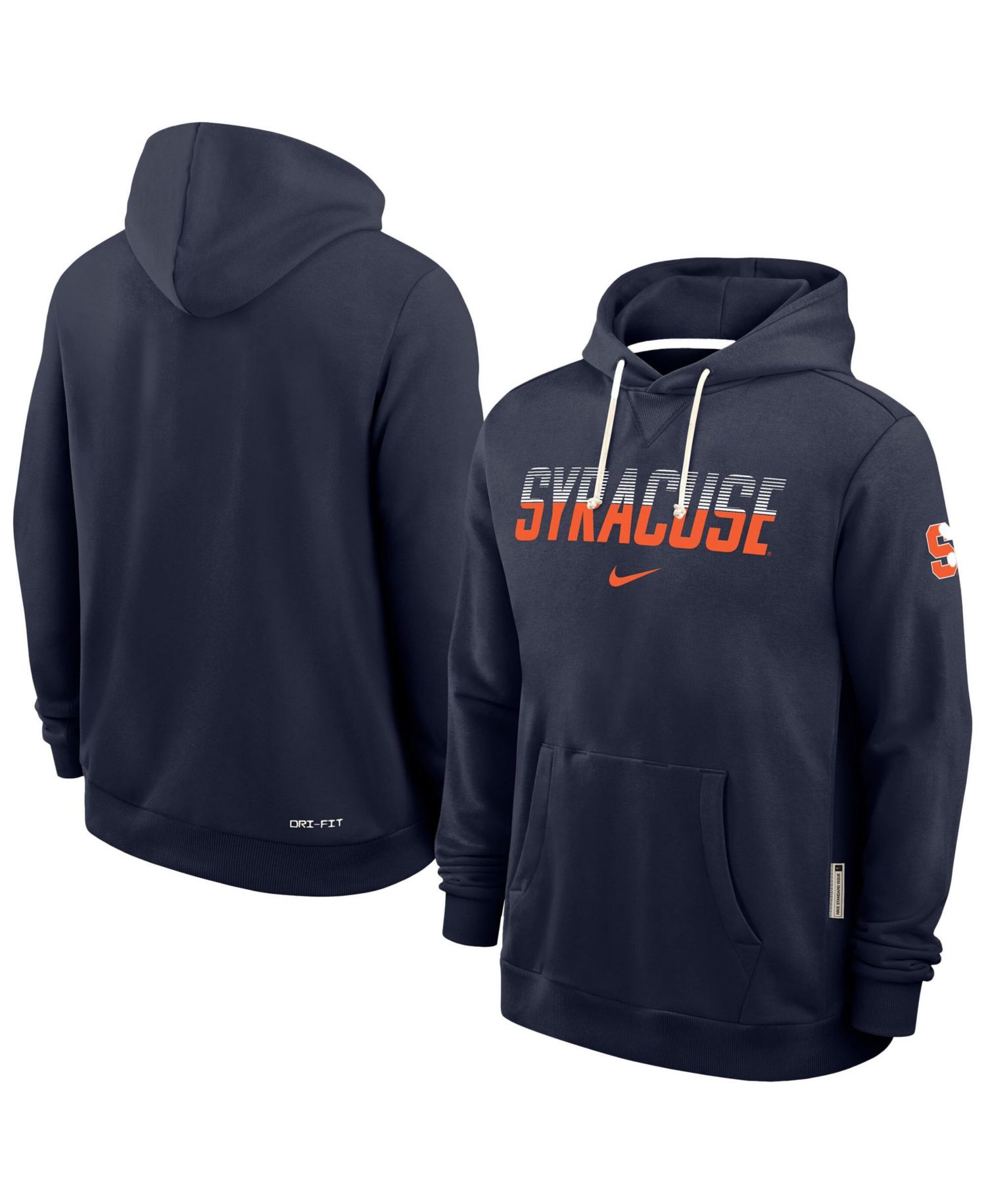 Men's Navy Syracuse Orange 2026 Sideline Standard Issue Dri-FIT Hoodie