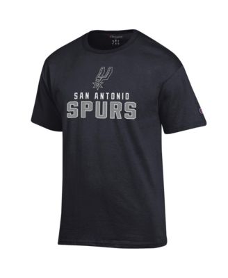 Men's Black San Antonio Spurs Jersey Cotton T-Shirt