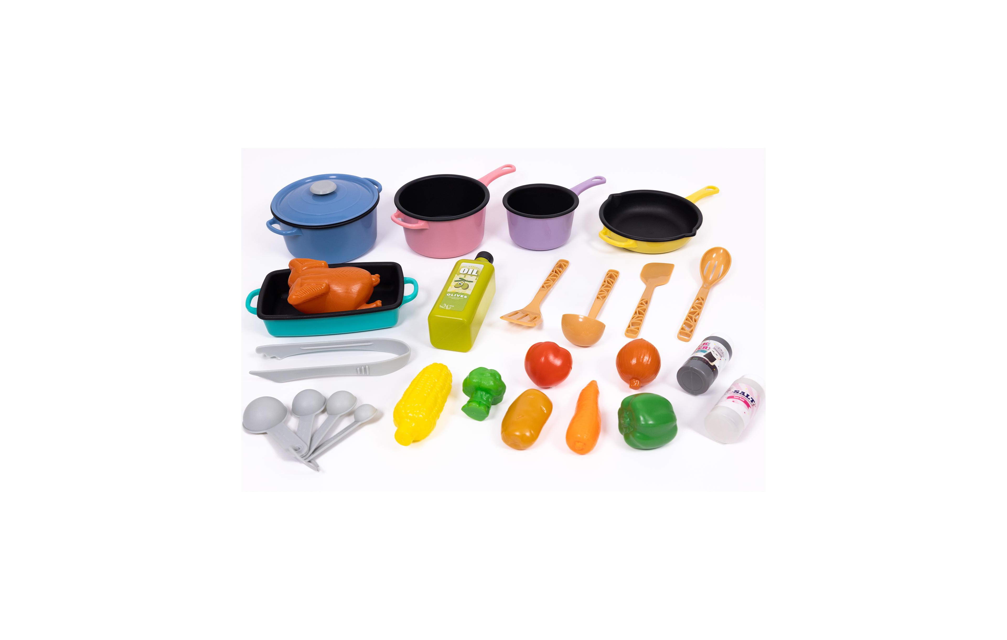 NurtureNature Imaginative Minds Cooking 27-Piece Playset, Ages 3+