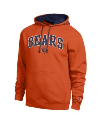 Men's  Orange/Navy Chicago Bears Contrast Hoodie