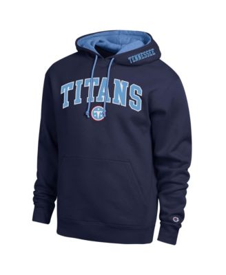 Men's Navy/Light Blue Tennessee Titans Contrast Hoodie