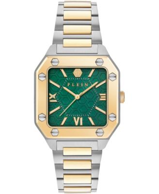 Women's Plein Edge Two-Tone Stainless Steel Bracelet Watch, 34mm