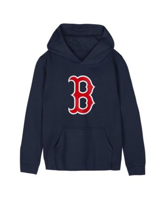 Preschool  Navy Boston Red Sox Primary Logo Fleece Hoodie