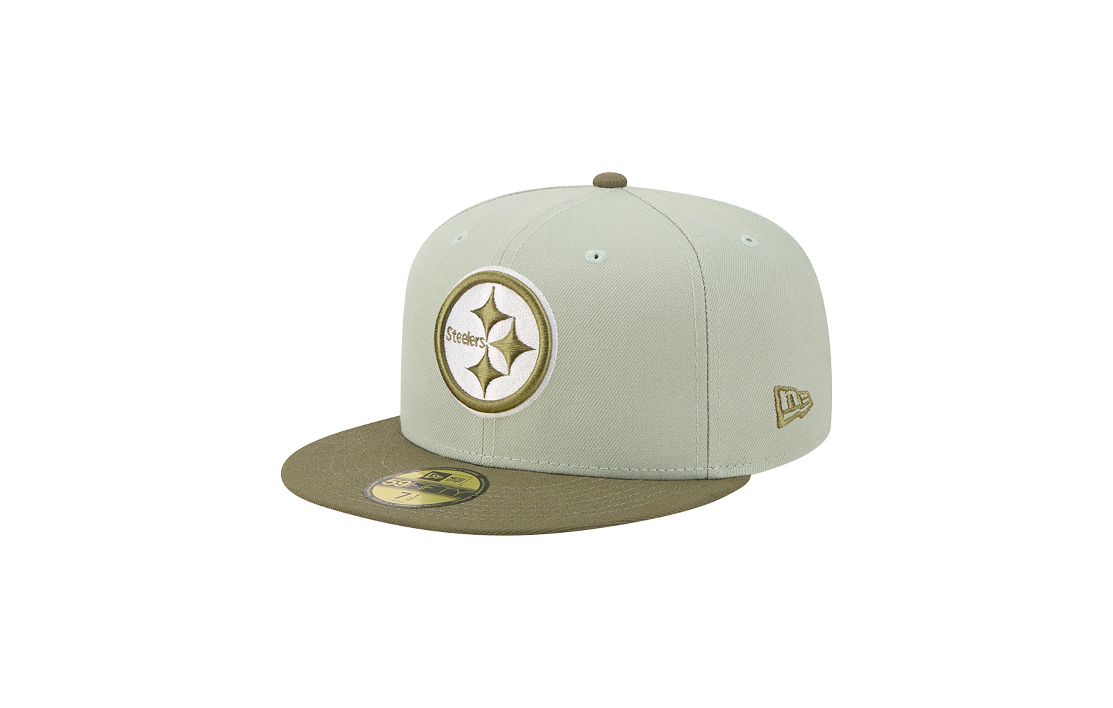 New Era Men's Light Green/Olive Pittsburgh Steelers Color Pack 59FIFTY Fitted Hat